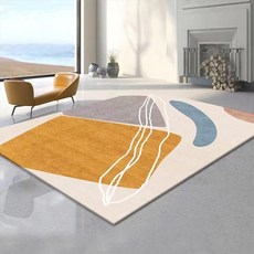 北歐風幾何地毯