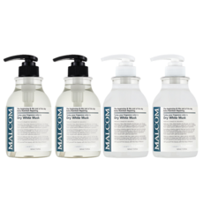 MALCOM 瑪律科姆 白麝香洗髮精 520ml+潤髮乳 520ml, 2組