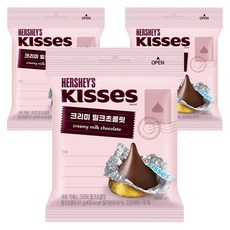 HERSHEY'S 好時 KIsses Hershey's Creamy牛奶巧克力, 81g, 3個