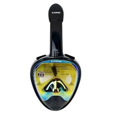 Nice Pro全臉浮潛面罩, 全息黑色