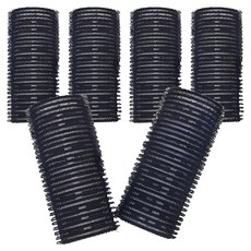 髮捲姐姐 黑色長髮捲, 6個, 黑色