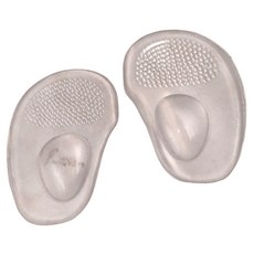 HUKUKU 福可 PU凝膠足弓緩衝墊, 10.6 x 8.6cm, 2入, 1組