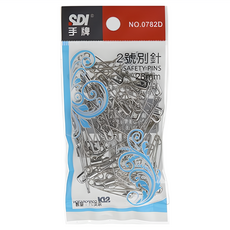 SDI 手牌 no.2別針 28mm 70支, 0782D, 1包