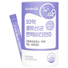 孩童乳酸菌維他命D粉包 60包入, 1罐