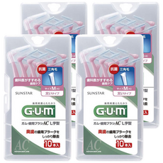 SUNSTAR 三詩達 G.U.M Angle L型牙間刷 M, 10入, 4個