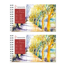 하네뮬레 카르네 중목 스프링형 스케치북 400g CRN01, 153 x 250 mm, 2개, 15매