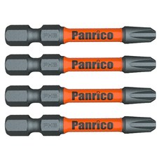 Panrico 百利世 PH2十字高扭力起子頭 50mm 適用於電動起子機 堅固耐用, 4支