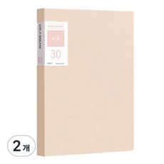 文件整理 A4透明文件夾 30p, 2個, 粉紅色