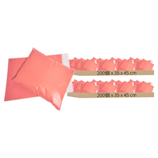 HDPE 珊瑚粉快遞袋, 400個