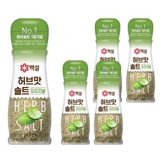 백설 허브맛 솔트 오리지널, 50g, 5개
