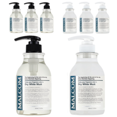 MALCOM 瑪律科姆 白麝香洗髮精 520ml+潤髮乳 520ml, 4組