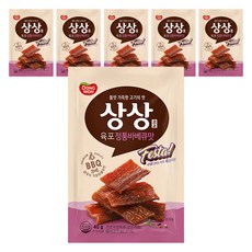 상상 육포 페스타 바베큐, 6개, 40g