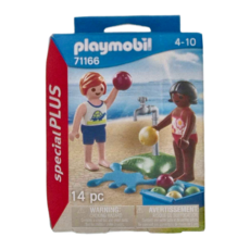 Playmobil 摩比人 兒童與水氣球，71166，14件組, 1盒