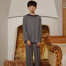 Mabam柔軟桃皮絨舒適ST睡衣上下套裝