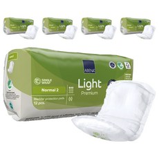 아베나 여성용 라이트패드 성인기저귀, 5개, 12개입, 노멀