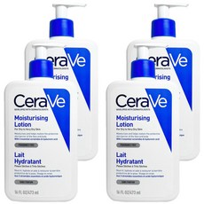 CeraVe 適樂膚 長效清爽保濕乳, 473ml, 4瓶