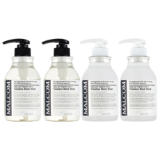 말콤 타임리스 블랙 머스크 샴푸 520ml + 트리트먼트 520ml 세트, 2세트