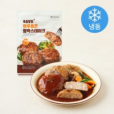 햇살푸드 한우품은 함박스테이크 (냉동), 800g, 1개