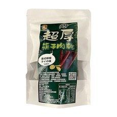 太禓食品 相撲肉乾超厚筷子真空肉乾 泰式檸檬口味, 240g, 1包