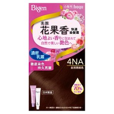 Bigen 美源 花果香快速染髮霜, 4NA自然亮棕色, 1盒