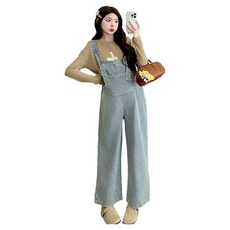 휴데이 임부 오버롤 레트로 팬츠