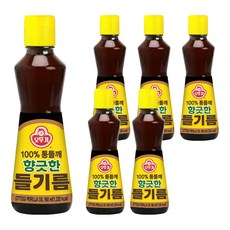 오뚜기 향긋한 들기름, 160ml, 6개