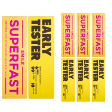 스마일랩 슈퍼패스트 + 얼리테스터 임신테스트기 2종세트, 4세트