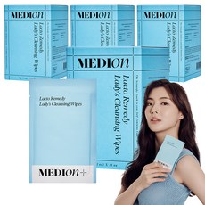 MEDIon Lactomedic攜帶式女士清潔紙巾, 4個, 90g