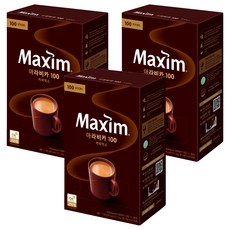 맥심 아라비카 100 커피믹스, 11.8g, 100개입, 3개