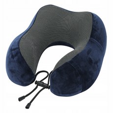 旅遊用品 U型枕記憶棉旅行枕頭護頸枕 汽車飛機午睡枕 旅行三寶 眼罩+耳塞