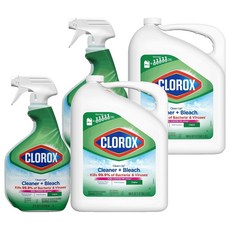 CLOROX 高樂氏 漂白清潔劑 噴槍瓶946ml + 補充瓶5.32L, 2組, 6266ml