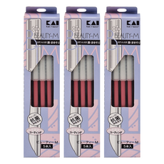 KAI 貝印 修眉刀 專業款, 紅色, 15件