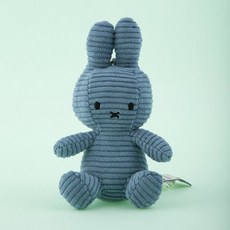 본톤토이즈 미피 코듀로이 키링, 에비에이터블루, 1개, 10cm