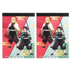 sun-star 迷你便條紙 日本進口 6款, 鬼滅之刃 多色, 30張, 2盒