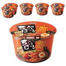 틈새라면 매운김치 컵 105g, 6개
