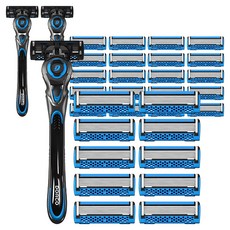 DORCO 多可樂客 Pace7 2 Fresh刮鬍刀組, 刮鬍刀+替換刀片 10入, 3組