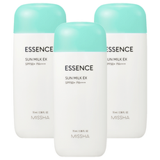 미샤 올 어라운드 세이프 블록 에센스 선 밀크 EX SPF50+ PA+++, 70ml, 3개