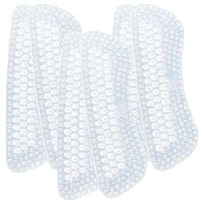 4D包覆加厚腳跟防磨墊 舒適防磨 減輕腳跟壓力 適用各種鞋款, 透明, 3雙