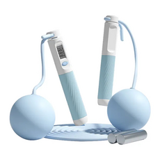 YUNMI 計數負重跳繩, 藍色, 1個