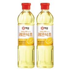 CJ BEKSUL 白雪 地中海檸檬醋, 900ml, 2個