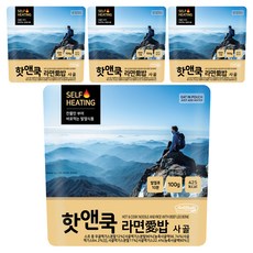 이지밥 핫앤쿡 라면애밥 사골, 4개, 100g