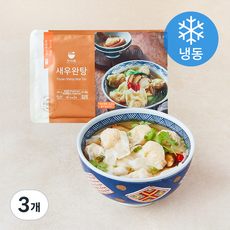 세미원푸드 새우완탕 & 소스세트 (냉동), 340g, 3개