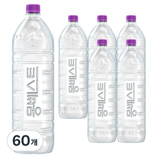 몽베스트 위드어스 무라벨 먹는샘물, 60개, 2L