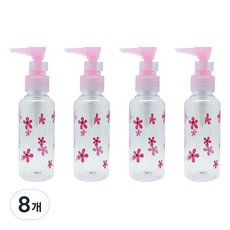 黑暗泵容器大 100 毫升, 單色, 8個