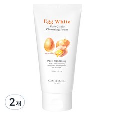 Carenelle 蛋清毛孔診所潔面泡沫, 150ml, 2個