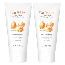 Carenelle 蛋清毛孔診所潔面泡沫, 150ml, 2個