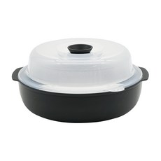 SAENGHWALEN 大型微波爐蒸籠, 黑色, 1個