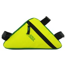 B-SOUL Pureon 自行車三角車架防水騎行包 20 x 18.5 x 4 cm, 綠色, 1個