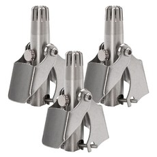 FANCY LIFE 不鏽鋼鼻毛修剪器,3個 - 安全衛生，操作簡單，輕巧方便, 原色