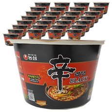 농심 신라면 블랙 사발 컵라면 101 g, 36개